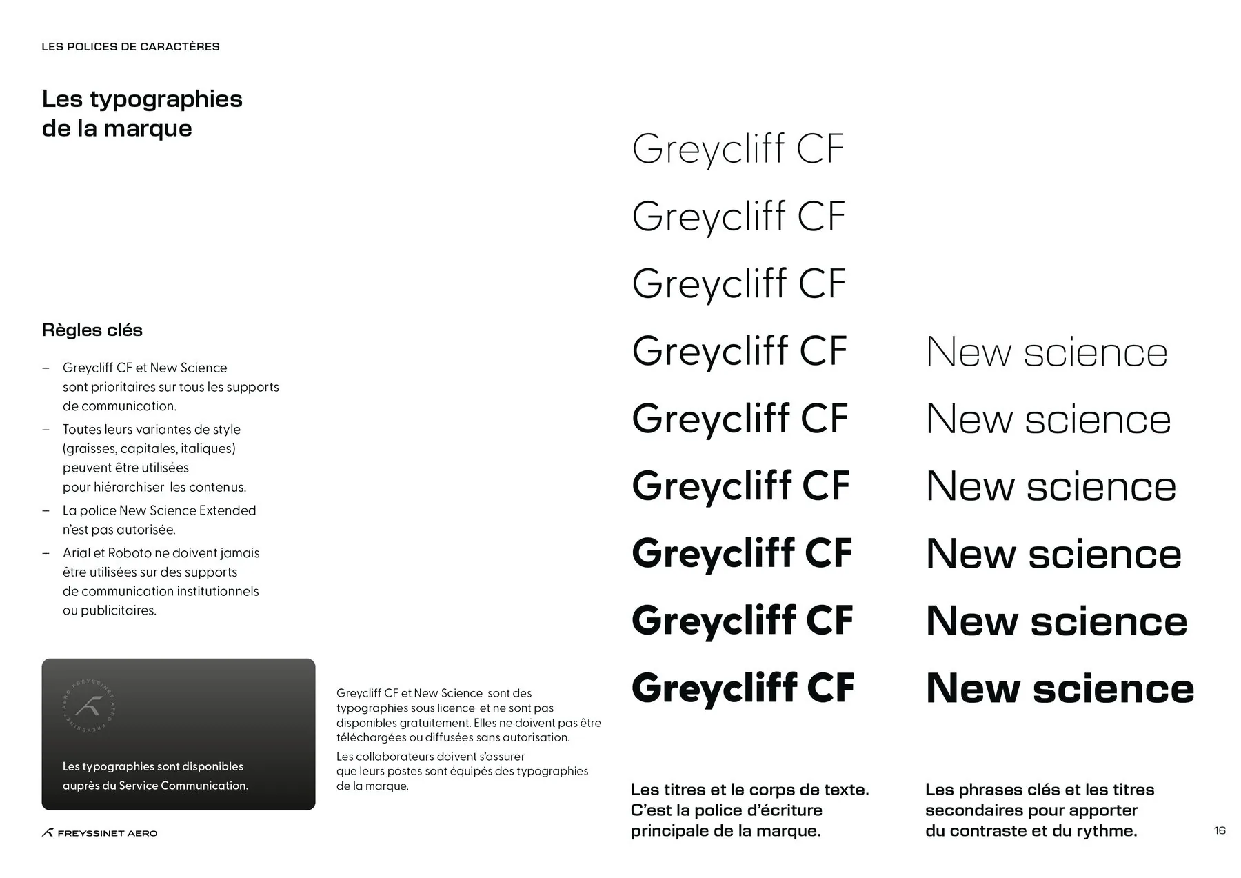 Charte graphique, planche 3