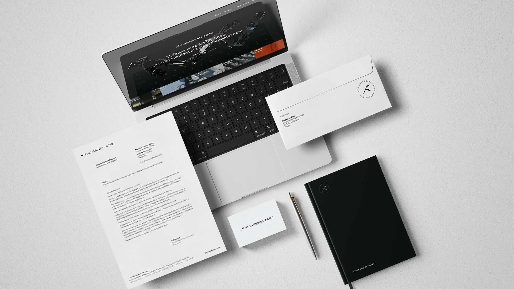 Stationery Freyssinet Aero, papeterie complète
