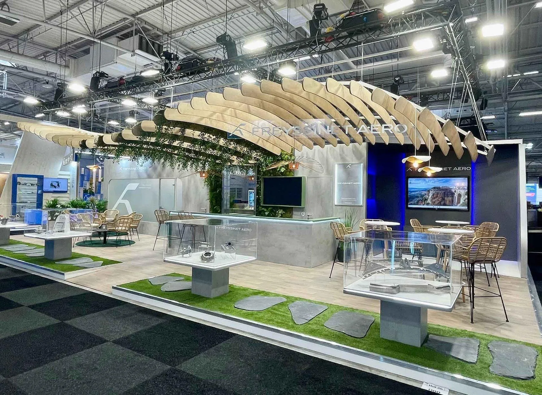 Stand SIAE Bourget, vue d'ensemble