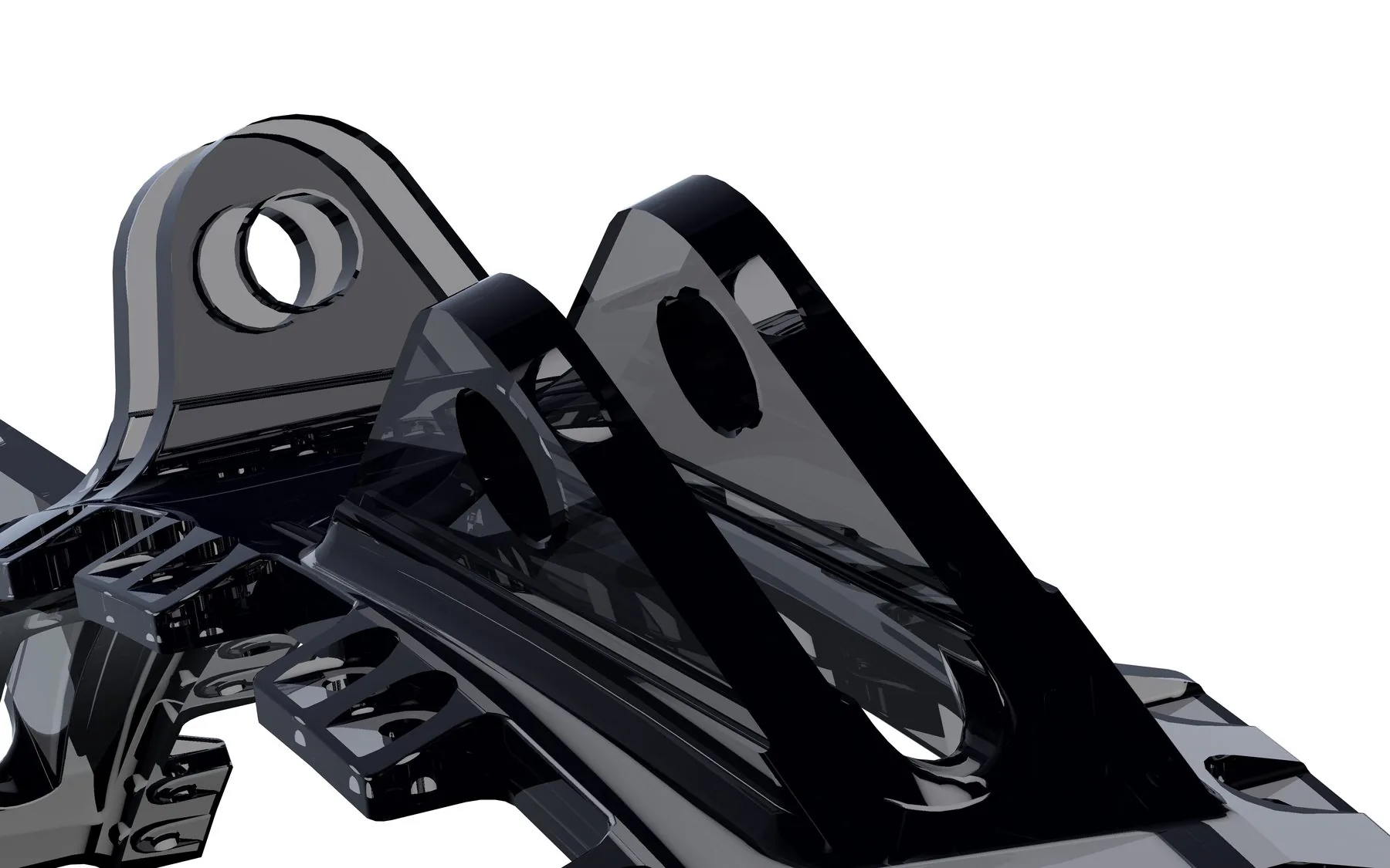 Rendu 3D, pièce aéronautique